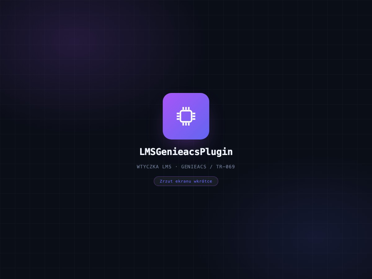 LMSGenieacsPlugin